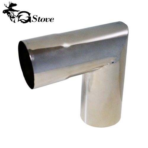 G-Stove（ジーストーブ）専用煙突部材4本セット（90°×2本45°×2本） G-Stove ジーストーブ 専用90度角煙突 : 古民家改修ふるよき道具店