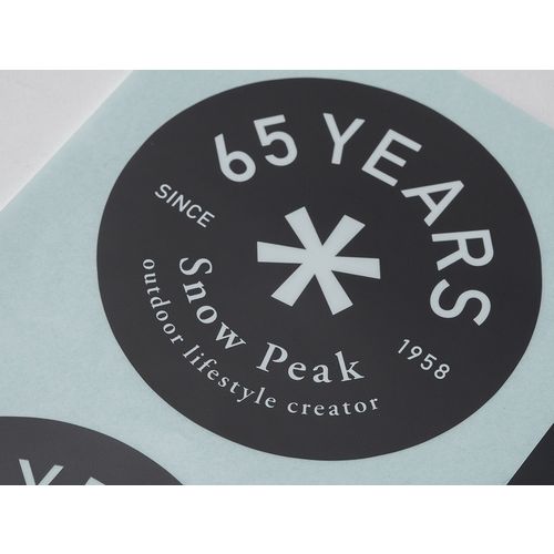スノーピーク SnowPeak 65周年記念ロゴステッカーセット | GLAGH