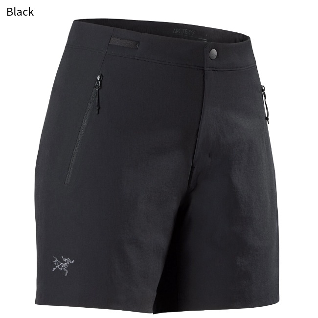 ARC'TERYX ブラック ガンマLTショーツ アークテリクス ARC'TERYX ガンマ ショーツ 6 インチ ウィメンズ