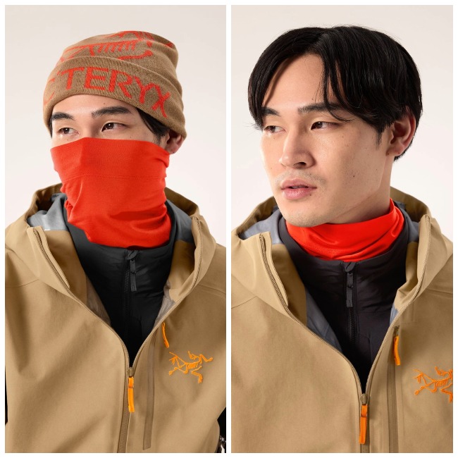 アークテリクス　ネックゲイター ネックウォーマー ARC'TERYX - アークテリクス ネックゲイター ローライトウェイト