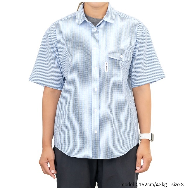 リッジマウンテンギア RIDGE MOUNTAIN GEAR ベーシックショートスリーブシャツ ストライプ ウィメンズ Basic Short Sleeve Shirt 