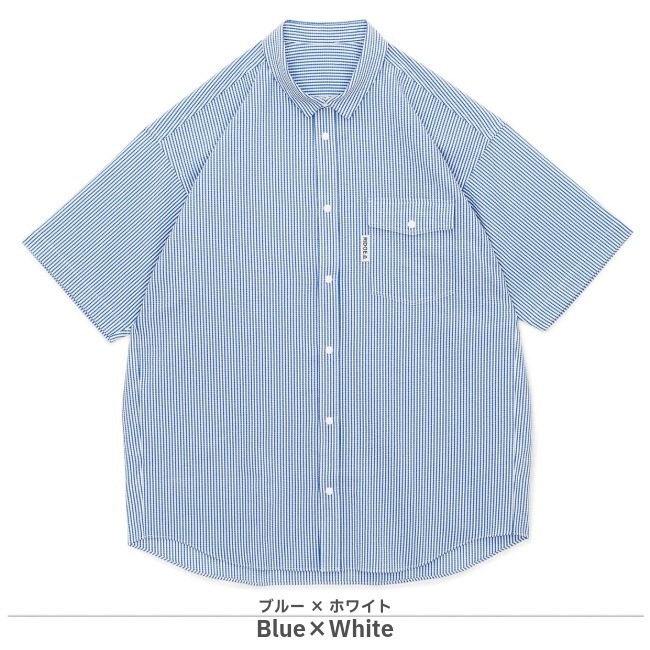 リッジマウンテンギア RIDGE MOUNTAIN GEAR ベーシックショートスリーブシャツ ストライプ ウィメンズ Basic Short Sleeve Shirt 