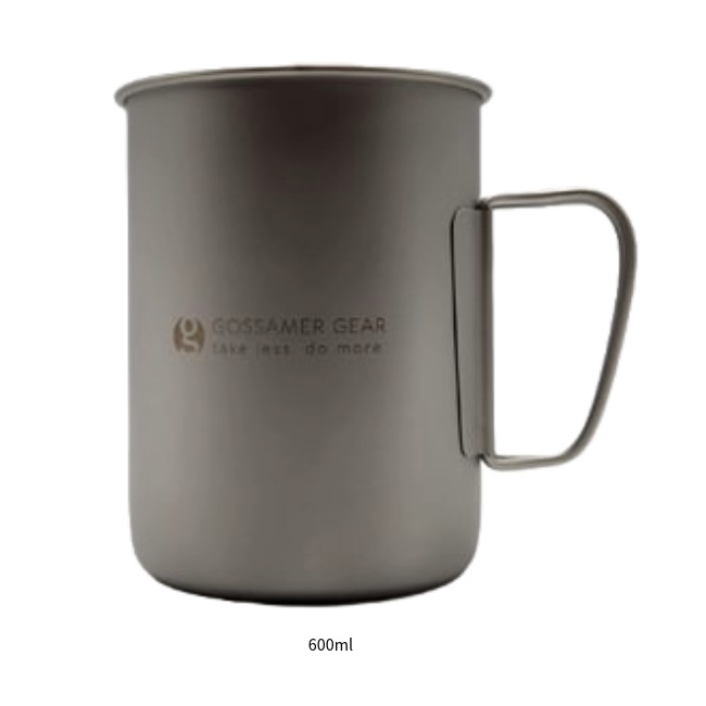 ゴッサマーギア GossamerGear チタンシングルマグ シルバー 600ml Titan Single Mug Silver