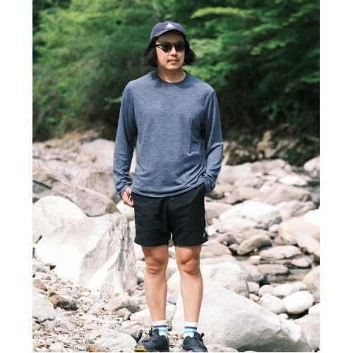 イエティナ Yetina ハイブリッドメリノライトロングスリーブTシャツ