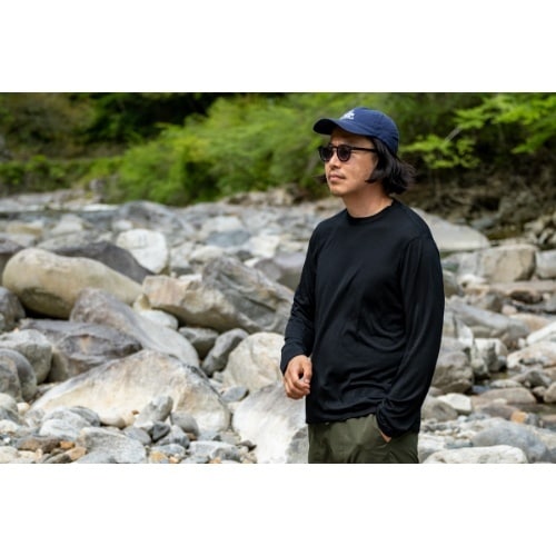 イエティナ Yetina ハイブリッドメリノライトロングスリーブTシャツ
