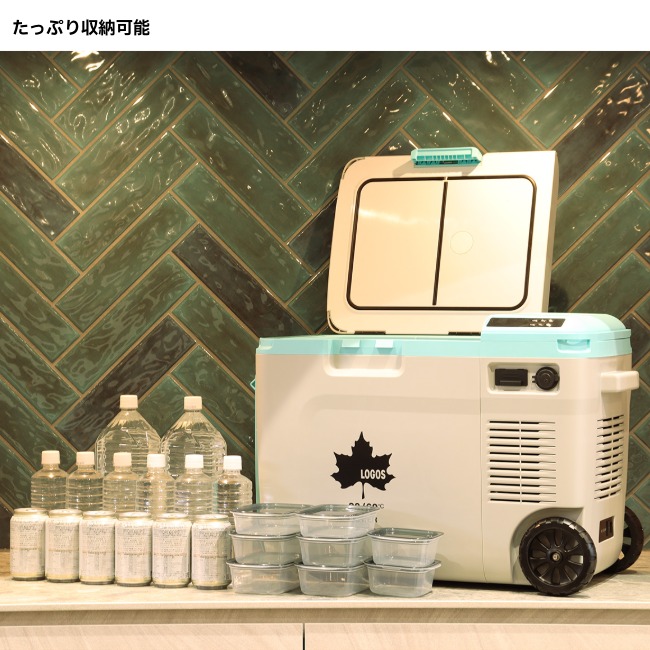 ロゴス LOGOS （野電）エレキャン・温冷/冷凍庫 27-BF（-20℃/60℃ ホイール）