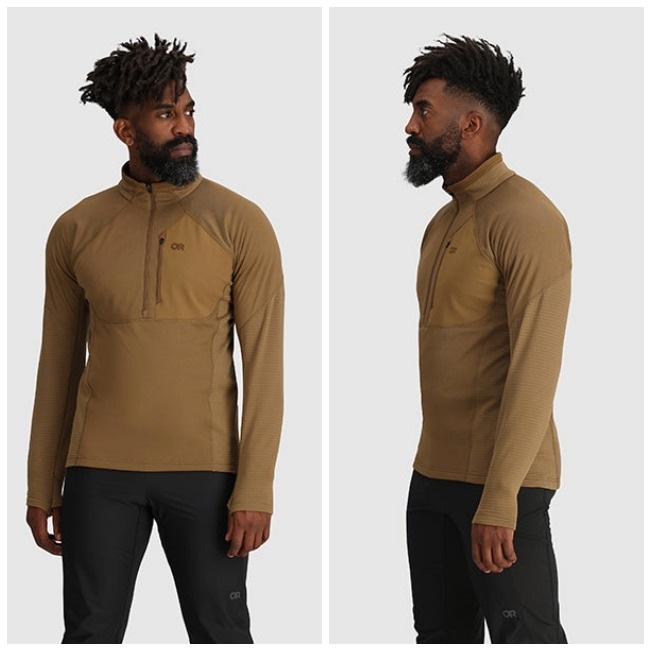 アウトドアリサーチ OUTDOOR RESEARTH デビエイターフリースハーフジップ メンズ