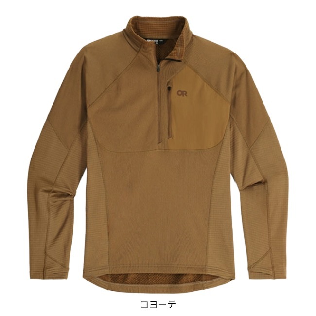 アウトドアリサーチ OUTDOOR RESEARTH デビエイターフリースハーフジップ メンズ