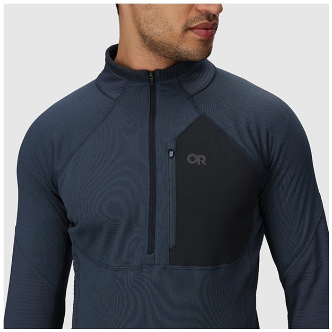 アウトドアリサーチ OUTDOOR RESEARTH デビエイターフリースハーフジップ メンズ