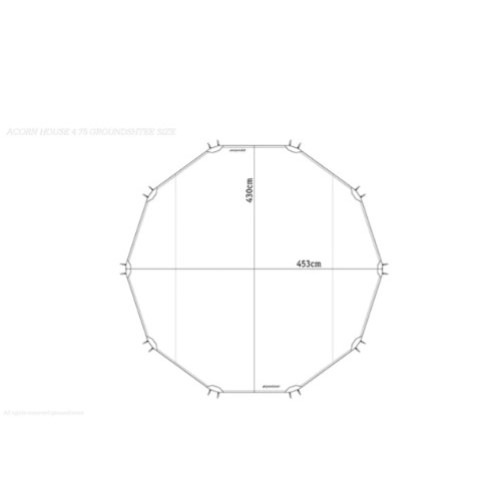 ground cover グランドカバー Acorn House 4.75 BLACK | GLAGH グラフ