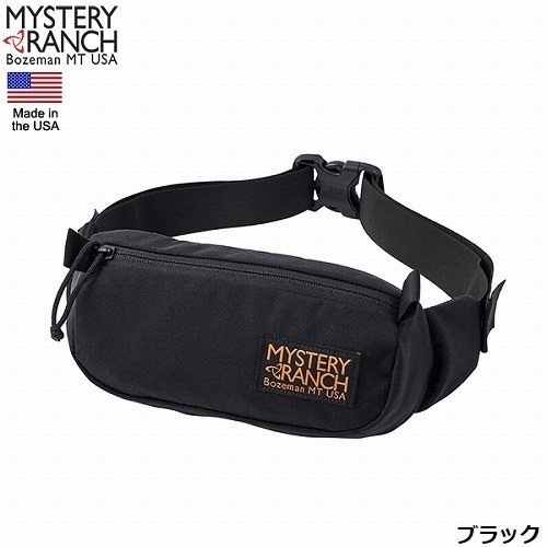 ミステリーランチ　フォーリッジャーヒップサック　ブラック　USA製　廃番品 ミステリーランチ MYSTERY RANCH フォーリッジャーヒップサック