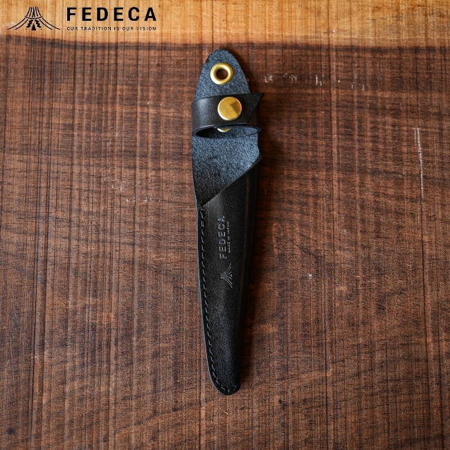 フェデカ FEDECA クレバートングミニ専用 レザーケース ブラック