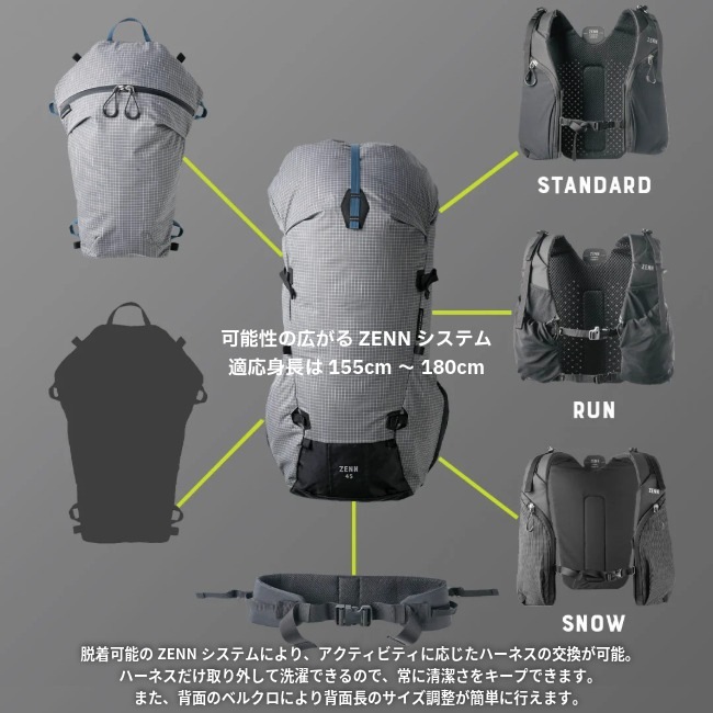 パーゴワークス PAAGO WORKS ZENN スノーハーネス