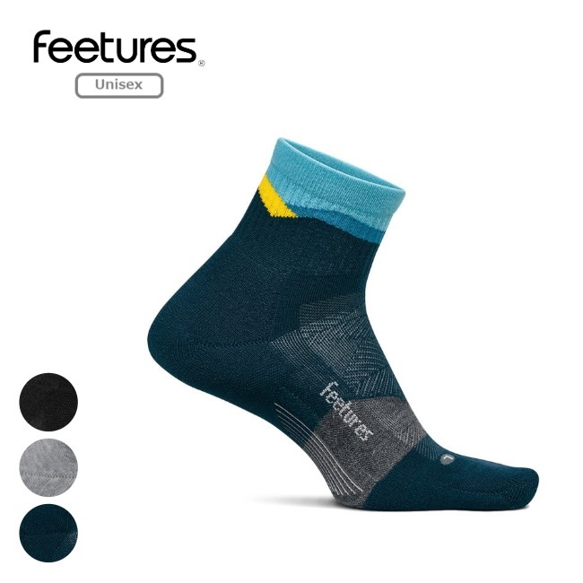 フィーチャーズ Feetures トレイル マックスクッション クォーター ユニセックス TRAIL MAX CUSHION QUARTER Unisex