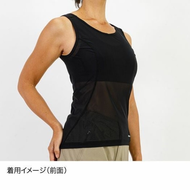 ファイントラックfinetrackドライレイヤークールタンクトップ、ノースリーブ finetrack Men's ドライレイヤークールタンクトップ (Black) – Runtrip
