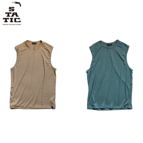 スタティック STATIC オール エレベーション スリーブレス シャツ ALL ELEVATION SLEEVELESS SHIRTS