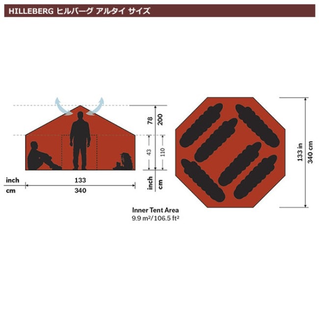 HILLEBERG ALTAI XP サンド　改　フルセット ヒルバーグ HILLEBERG アルタイ XP Sand | GLAGH グラフ