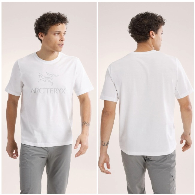 アークテリクス アークワード HW ショートスリーブ Tシャツ S ホワイト アークテリクス ARC'TERYX アークワード ロゴ ショートスリーブ