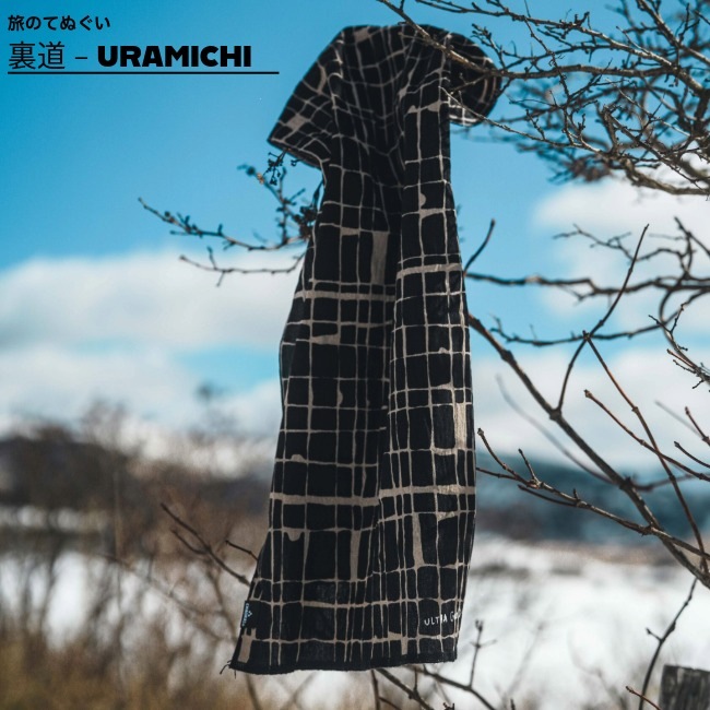 ウルトラグッドラック ULTRA GOOD LUCK 旅のてぬぐい / 裏道 - URAMICHI