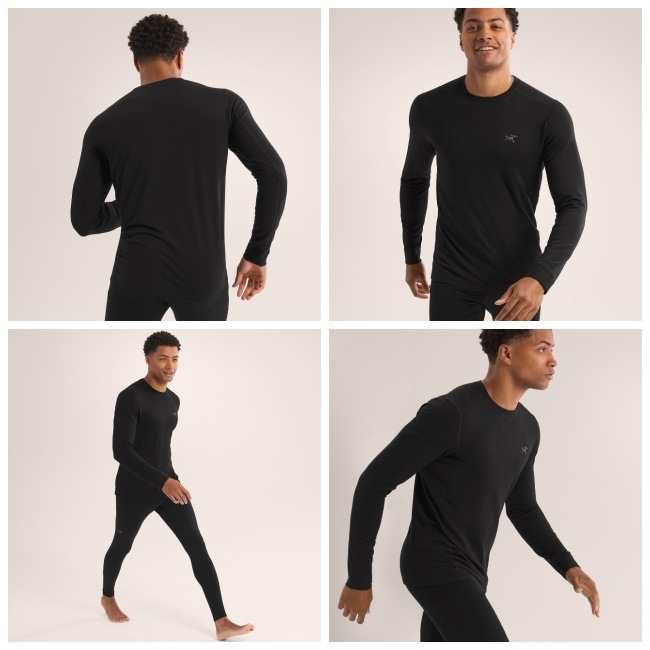 アークテリクス ARC'TERYX Rho メリノウール クルーネック LS メンズ Rho Merino Wool Crew Neck Ms