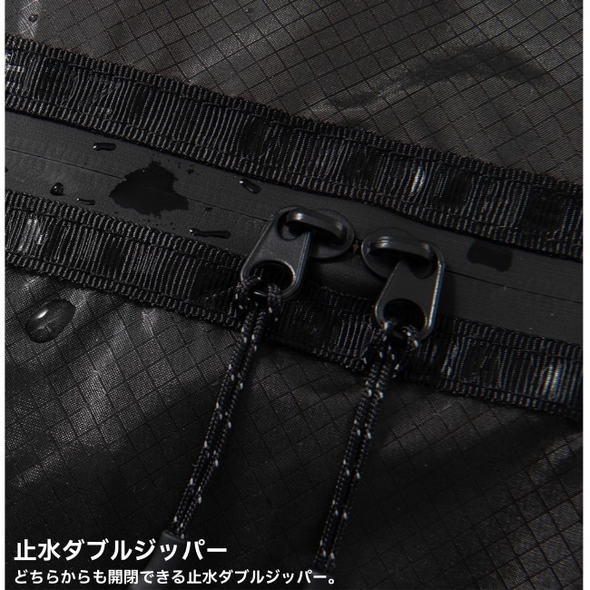 ゼログラム ZEROGRAM コーデュラナイロン CORDURA nylon パッカブルポーチLサイズ(8.1L)PACKABLE POUCH L CORDURA
