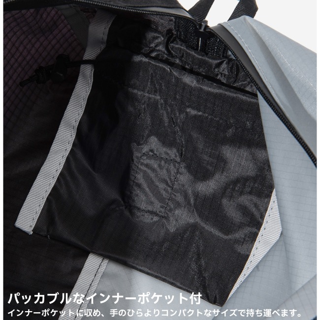 ゼログラム ZEROGRAM コーデュラナイロン CORDURA nylon パッカブルポーチLサイズ(8.1L)PACKABLE POUCH L CORDURA