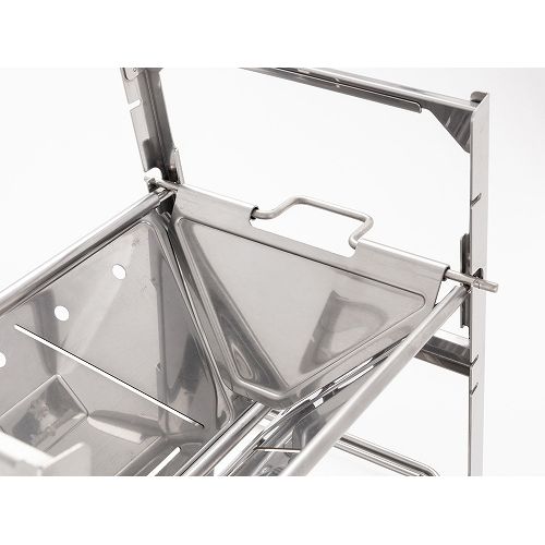 snow peak 焚火台 SR スノーピーク話題の焚き火台】コンパクトな小型「焚火台SR」を