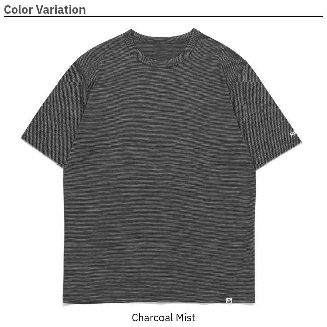 リッジマウンテンギア RIDGE MOUNTAIN GEAR メリノベーシックショートスリーブティー マイクロボーダー メンズ Merino Basic Short Sleeve Tee