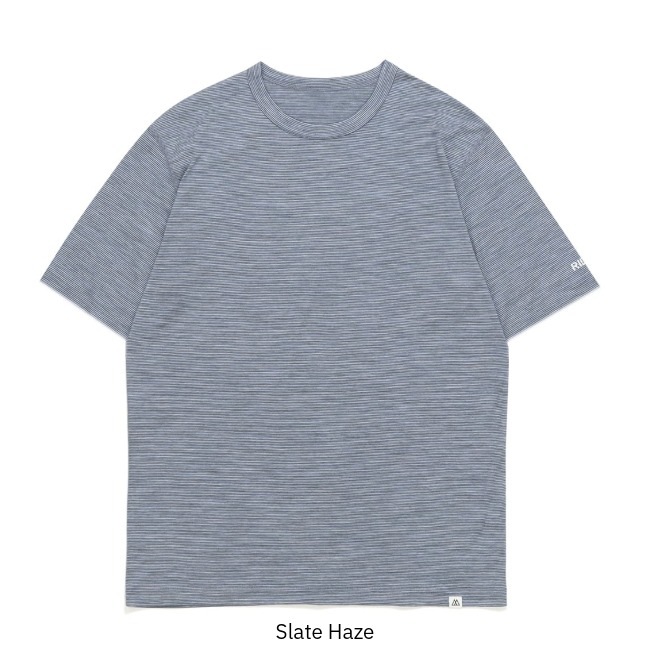 リッジマウンテンギア RIDGE MOUNTAIN GEAR メリノベーシックショートスリーブティー マイクロボーダー メンズ Merino Basic Short Sleeve Tee