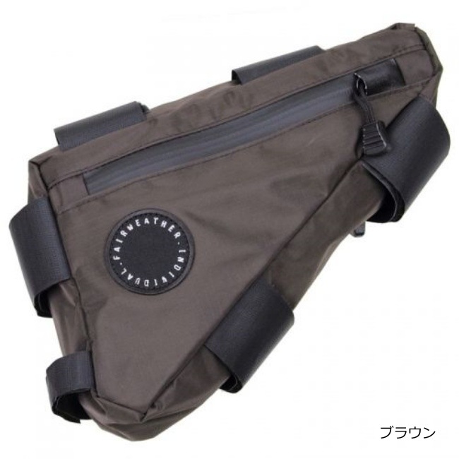 FAIRWEATHER フレームバッグ コーナーバッグ ブラック FAIRWEATHER corner bag (フェアウェザー コーナーバッグ