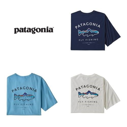 パタゴニア Patagonia Ms Framed Fitz Roy Trout Organic T-Shirt