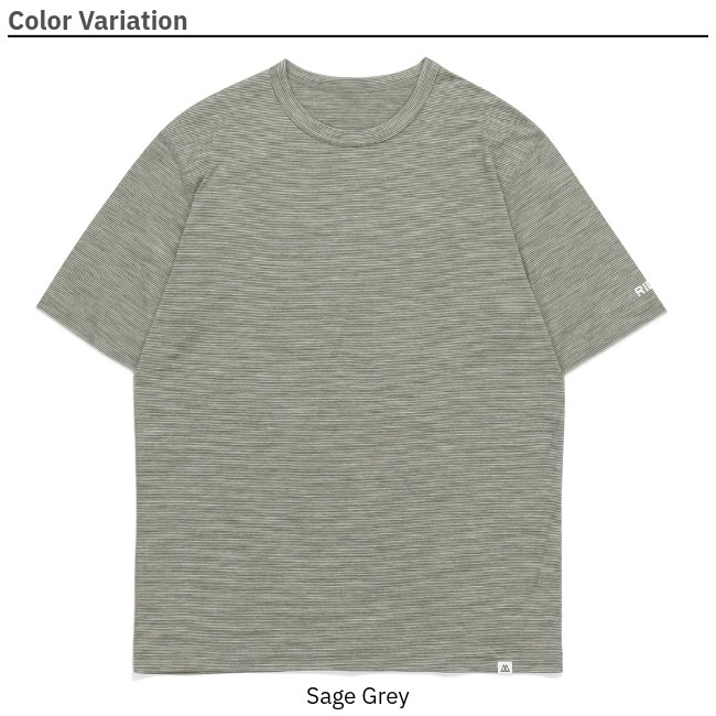 リッジマウンテンギア RIDGE MOUNTAIN GEAR メリノベーシックショートスリーブティー マイクロボーダー ウィメンズ Merino Basic Short Sleeve Tee