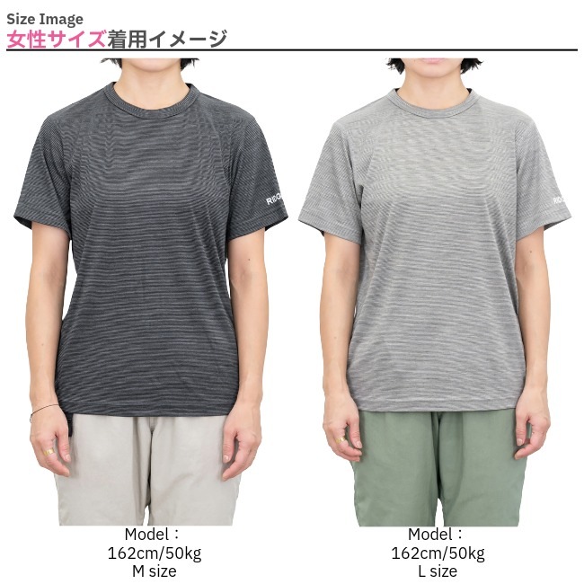 リッジマウンテンギア RIDGE MOUNTAIN GEAR メリノベーシックショートスリーブティー マイクロボーダー ウィメンズ Merino Basic Short Sleeve Tee