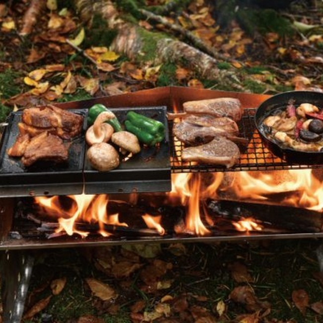 ユニフレーム 薪グリル ラージ 新品ユニフレーム 薪グリルsolo