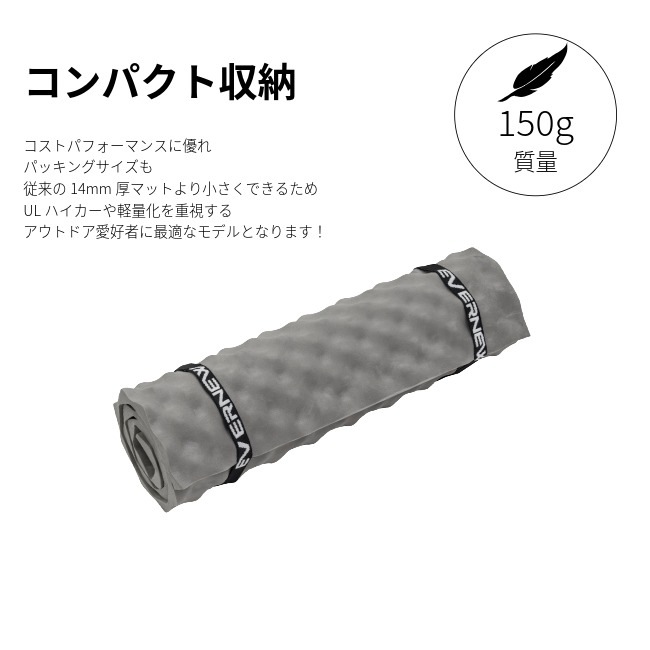 エバニュー EVERNEW ピナクルマット Pinnacle mat 100 T14/9