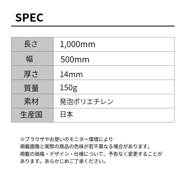 エバニュー EVERNEW ピナクルマット Pinnacle mat 100 T14/9