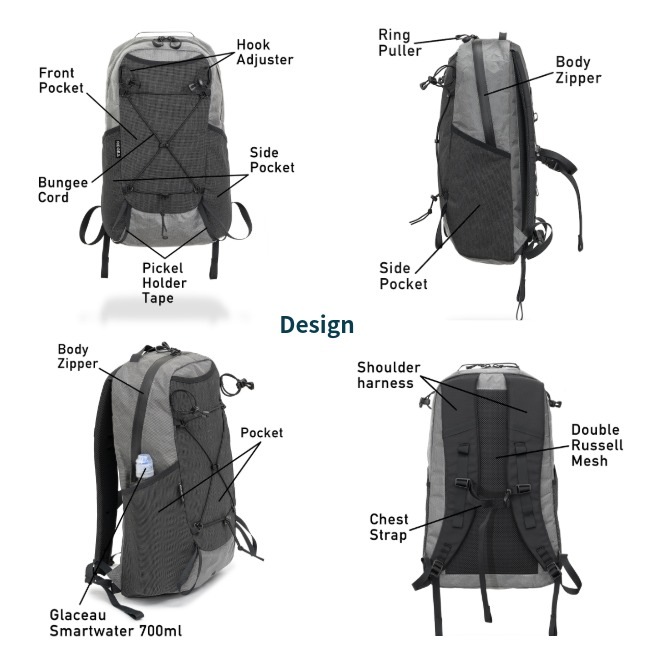 リッジマウンテンギア RIDGE MOUNTAIN GEAR ワンマイルトリム One Mile Trim