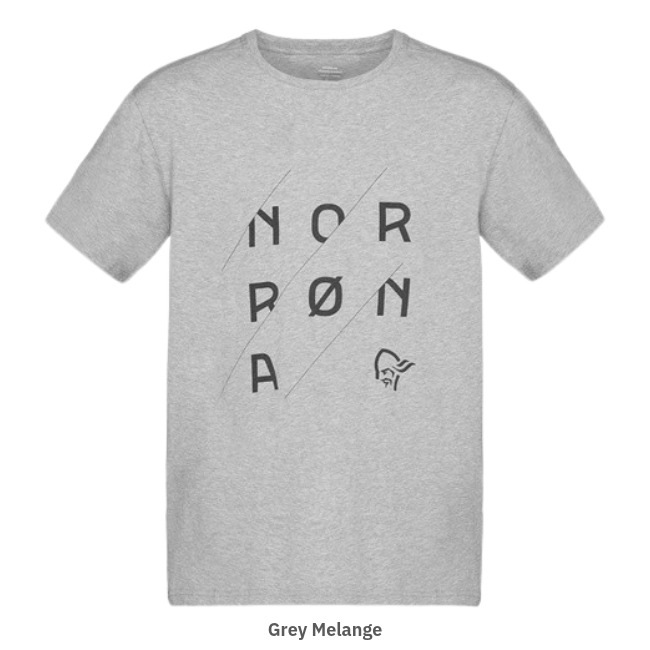 NORRONA コットンシャツ ノローナ NORRONA トゥエンティナイン スラント ティーシャツ メンズ