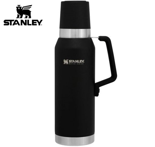 新品スタンレーSTANLEYマスター真空ボトル1.3L　ブラック　訳有り品です スタンレー STANLEY マスター真空ボトル 1.3L マットブラック