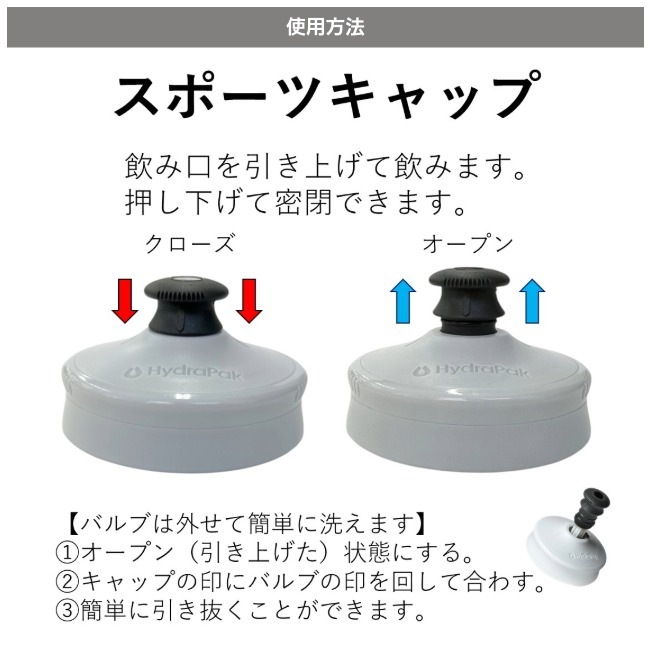 ハイドラパック Hydrapak ポーラー スポーツ パルス 700ml