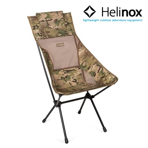 【美品】Helinox サンセットチェア カモフラージュ柄／室内のみ／送料無料 美品】Helinox サンセットチェア カモフラージュ柄／室内のみ