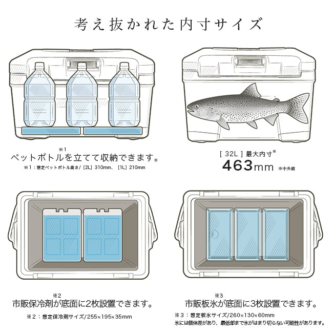 シマノ SHIMANO アイスボックス ヴァシランド VACILAND ST ICEBOX 32L