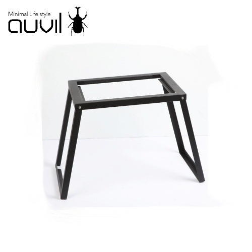 オーヴィル auvil ブラックミニマルチロングテーブル black mini