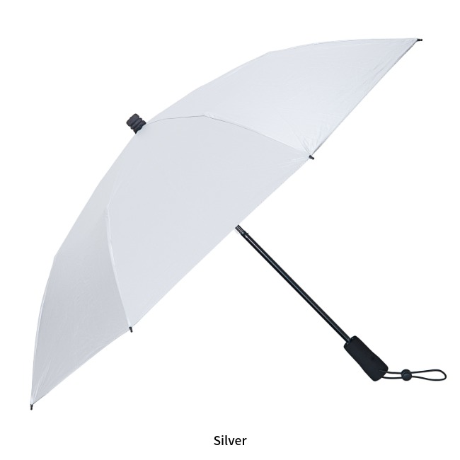 アラタ arata 登山用折りたたみ晴雨兼用傘 AU-08/Silver 