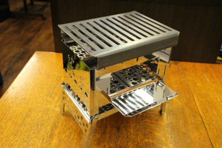 ブランドバッグ通販サイト 笑's コンパクト焚き火グリル B-6君 3点セット ( B-6君本体 テント・タープ