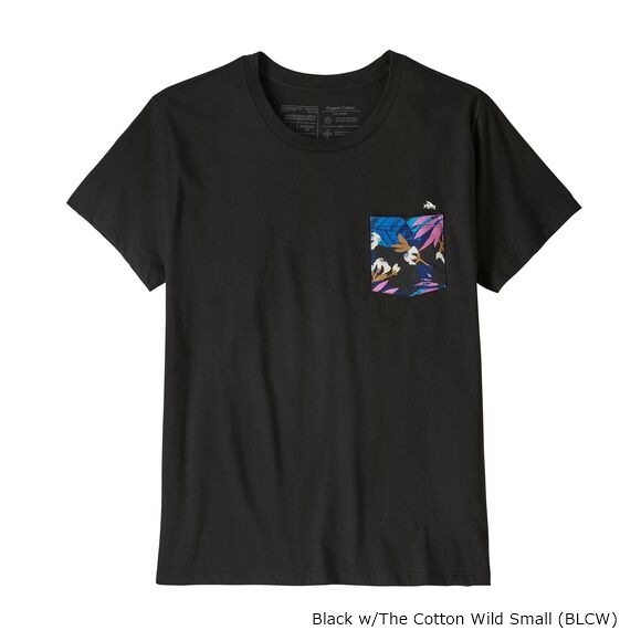 パタゴニア Patagonia W's Flying Fish Organic Pocket T-Shirt
