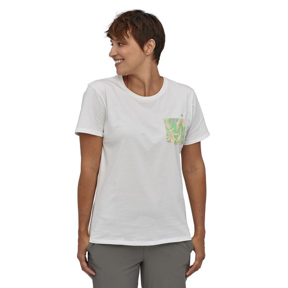 パタゴニア Patagonia W's Flying Fish Organic Pocket T-Shirt