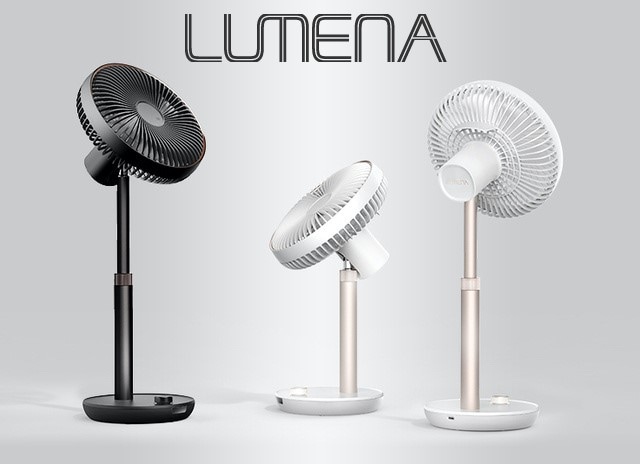ルーメナー ファンプライム ルーメナー ファンプライム LUMENA FAN PRIME 扇風機 USB充電 | GLAGH