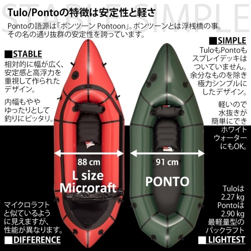 MRSパックラフト MRS Packraft ポント Ponto | GLAGH グラフ