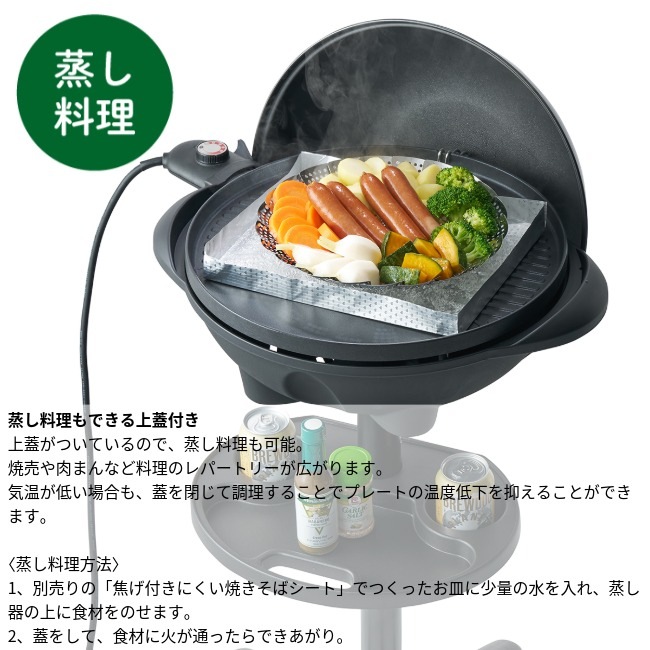 ロゴス LOGOS 野電 エレキャン・ファミリーエレグリル